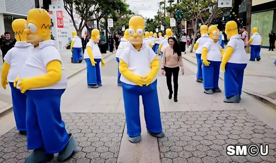 Real-Life Homer Simpson Clones Invasion: Blame Fortnite